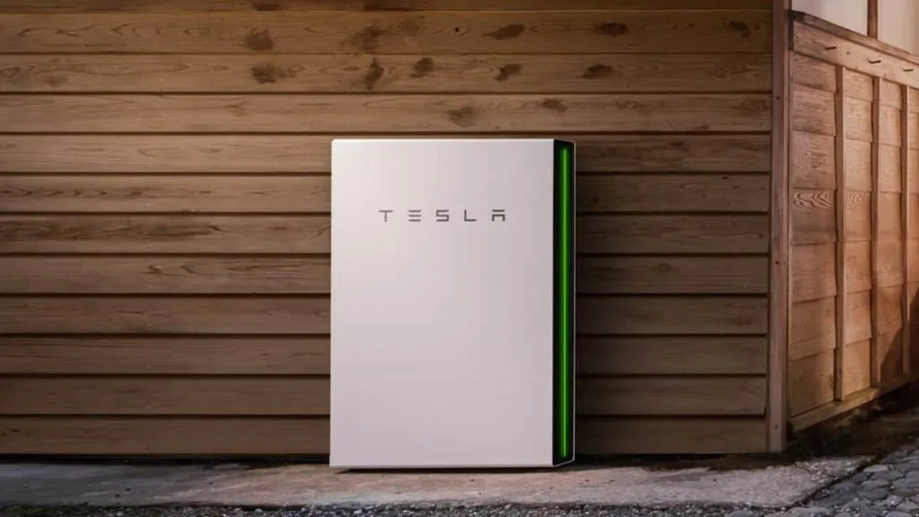 Tesla PowerWall 3 wood home